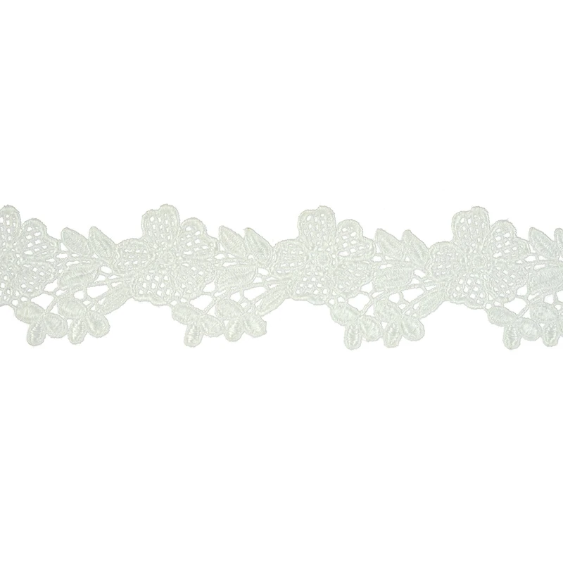 2" White Embroidered Lace Trim by Celebrate It®