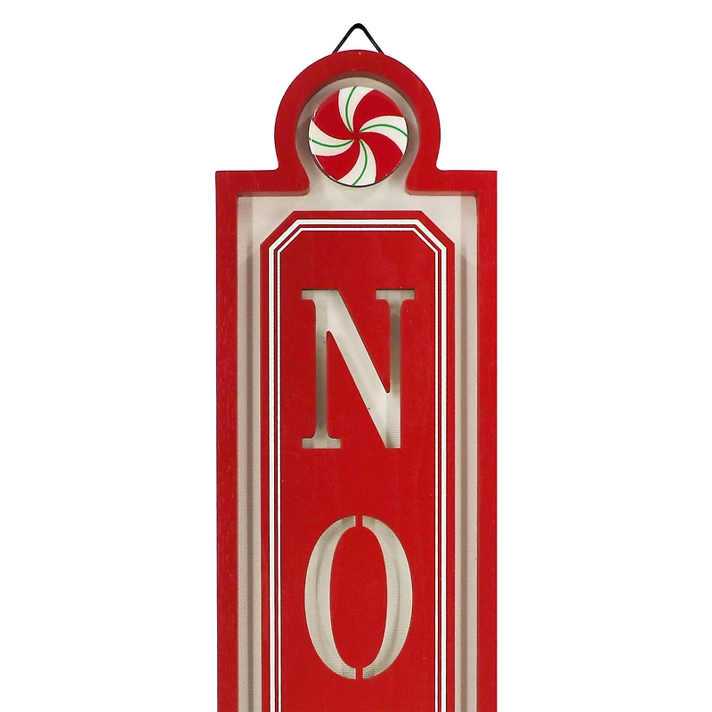 Red Noel Peppermint Wall Sign by Ashland®