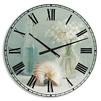 Designart Pastel Bath IV Wall Clock