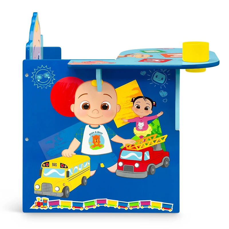 Delta Children CoComelon Chair Desk with Storage Bin