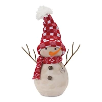 Snowman Décor with Hat & Scarf Set, 12.25" & 15.25"