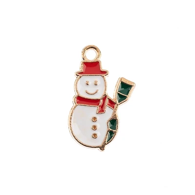 John Bead Sweet & Petite Snowman Holiday Charms, 8ct.