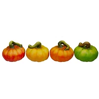 Fall Harvest Pumpkins Thanksgiving Decoration Set, 4ct.