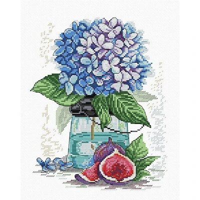 MP Studia Hydrangea Cross Stitch Kit