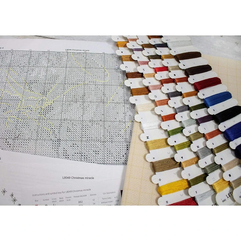 Letistitch Christmas Miracle Counted Cross Stitch Kit