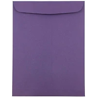 JAM Paper 9" x 12" Dark Purple Open End Catalog Premium Envelopes