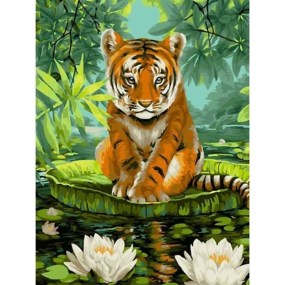 Crafting Spark Little Tiger Painting by Numbers Kit
