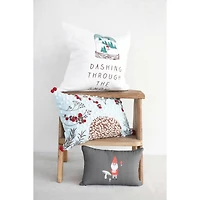 Hello Honey® 20" x 14" Cotton Lumbar Hedgehog Pillow