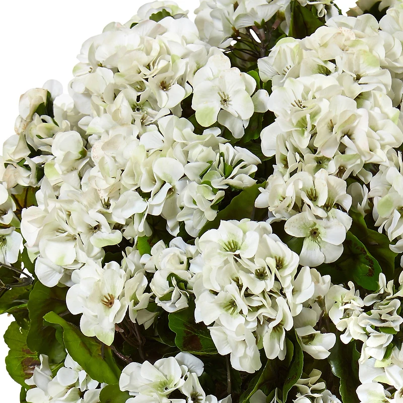 22" Geranium in Farmhouse Planter