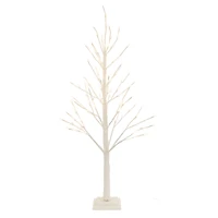 4ft. Glittery White LED Twig Tree