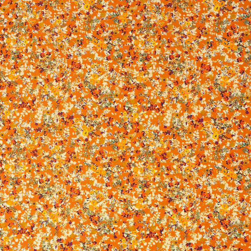 SINGER Orange Butterfly Cotton Fabric Bundle