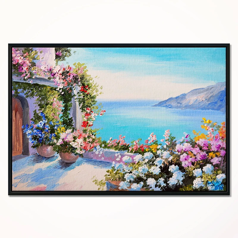 Designart - Sea and Flowers