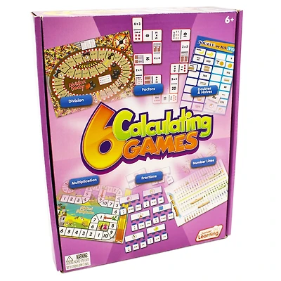 Junior Learning® 6 Calculating Games