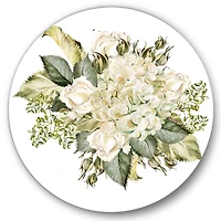 Designart - Beautiful Bouquet With Hudrangea and Roses