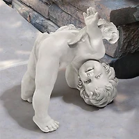 Design Toscano 10.5" Turvey, The Tumbling Cherub Statue
