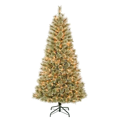 6ft. Pre-Lit Arcadia Cashmere Pine Artificial Christmas Tree, Clear Lights