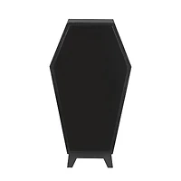 14" Black & Pink Leopard Print Coffin Tabletop Décor by Ashland®