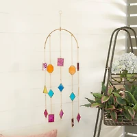 The Novogratz Multi Metal Contemporary Windchime, 34" x 14" x 2"