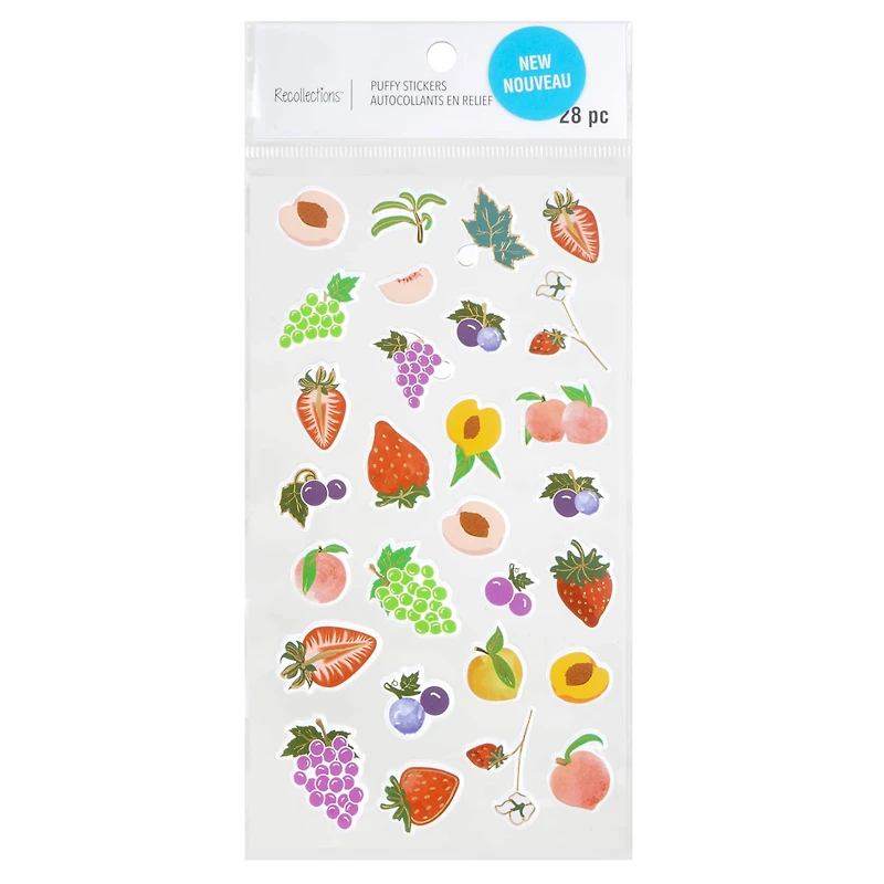 Fruit Puffy Stickers by Recollections™