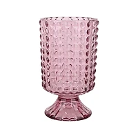 7" Pink Hobnail Glass Container by Ashland®