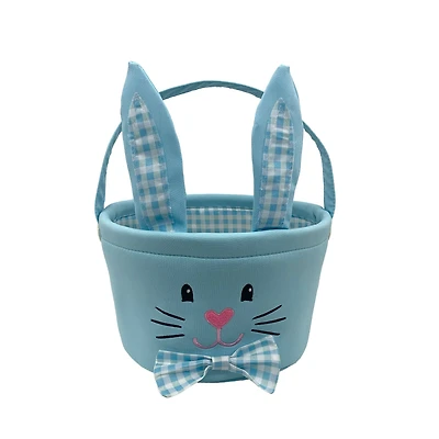 9.5" Boy Bunny Canvas Basket by Creatology™