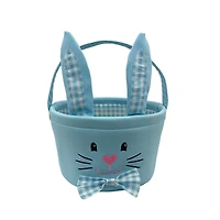 9.5" Boy Bunny Canvas Basket by Creatology™