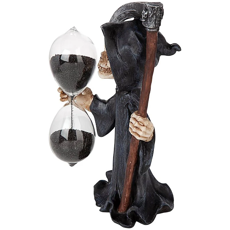 Design Toscano 8" Grim Reaper Time is Up Sand Timer Hourglass Statue