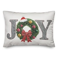 Joy Wreath Indoor/Outdoor Pillow