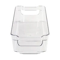 Honey Can Do Clear BPA-Free Stackable Refrigerator Organizer Storage Bins Set