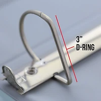 BAZIC® Slant D Ring 2-Pocket View Binder