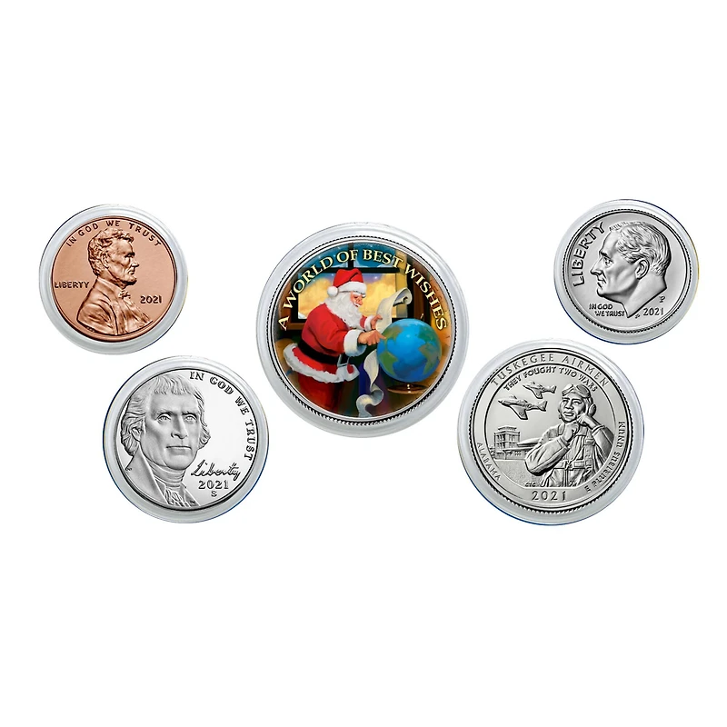 2021 Year To Remember Santa Coin Box Set