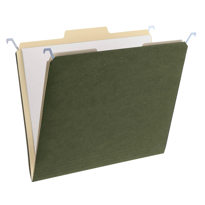 Find It Trading Tab View Green Letter Hanging File Folder, 20ct.