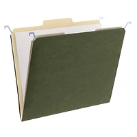 Find It Trading Tab View Green Letter Hanging File Folder, 20ct.