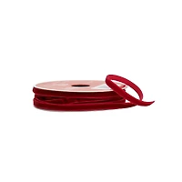 1/4" x 30ft. Red Velvet Ribbon by Celebrate It®