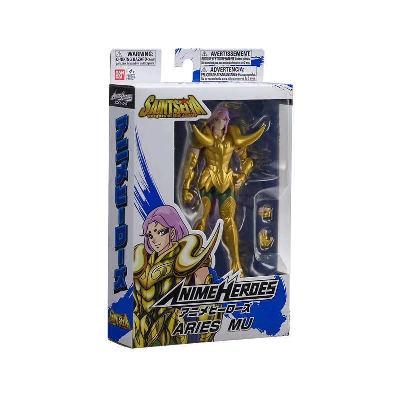 Bandai Anime Heroes 6.5" Knights Of The Zodiac Aries Mu Action Figure