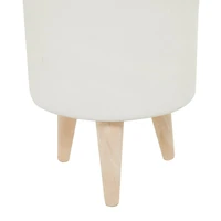 4ft. Modern Style Aloe Vera Artificial Foliage in White Pot