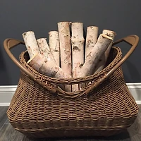 Wilson® Enterprises 5"-6" Large White Birch Fireplace Set, 5ct.