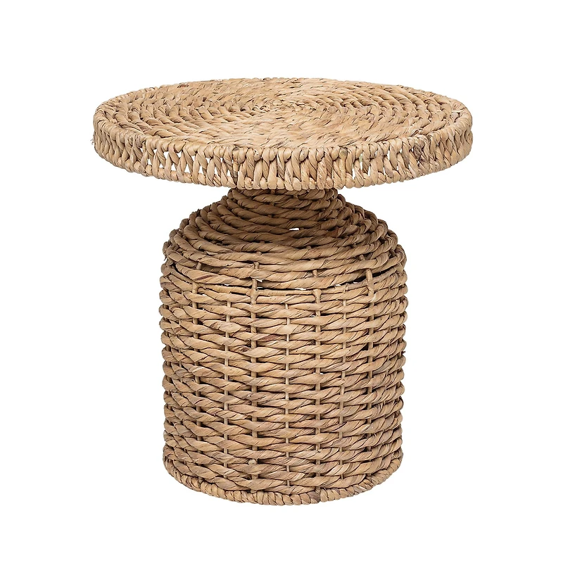 Hello Honey® 18" Natural Water Hyacinth Woven Side Table