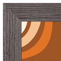 Family Gathers Here 36" x 12" Western Gray Framed Print