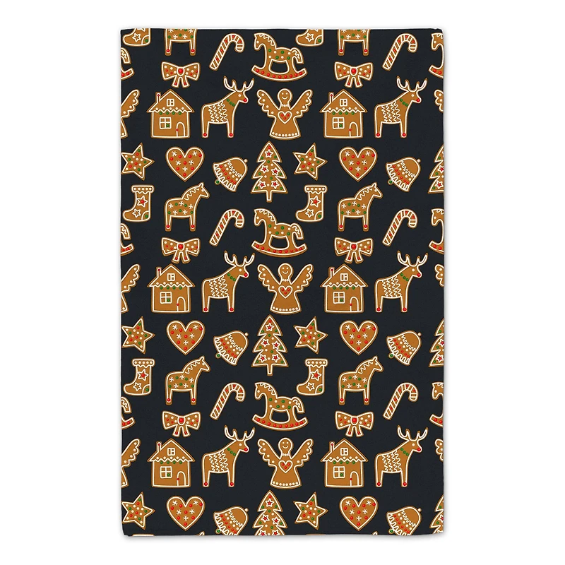 Xmas Movies And Baking Cookie Tea Towels - Set of 2