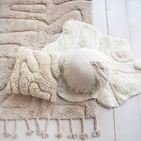 Hello Honey® 71" x 47" Natural Tactile Elegance Hand-Woven Rug