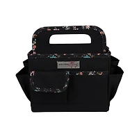 Everything Mary Black & Floral Collapsible Craft Caddy