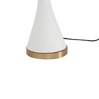 CosmoLiving by Cosmopolitan 25" Gold Ceramic Modern Table Lamp