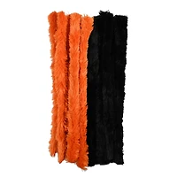 Jumbo Orange & Black Chenille Stems, 24ct. by Creatology™