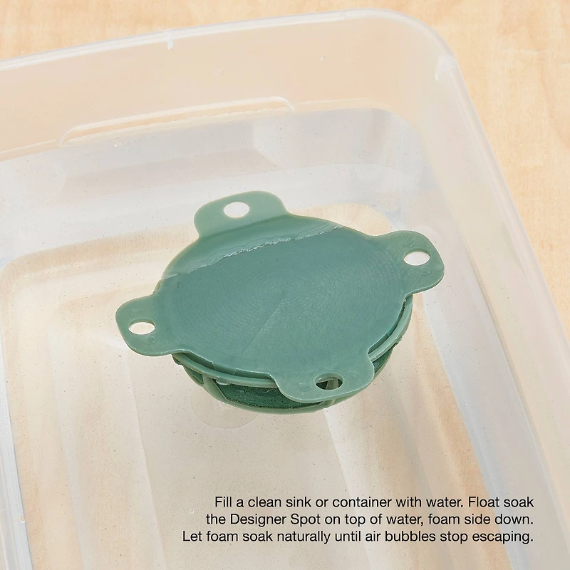 FloraCraft® 2" Green Artesia WetFōM Designer Spot™, 2ct.