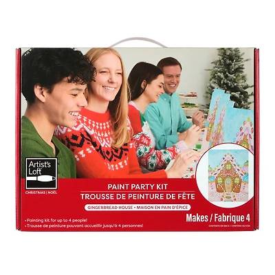 Gingerbread House Paint Party Kit by Artist's Loft™