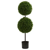 3.5ft. Potted Boxwood Double Ball Topiary Tree