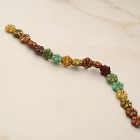 Autumn Czech Glass Flower Beads, 10.6mm by Bead Landing™