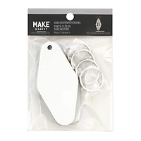 Diamond Sublimation Keychains by Make Market®, 4ct.