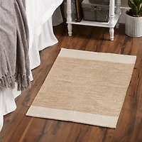 DII® Stone Variegated Border Hand-Loomed Rug, 2ft. x 3ft.